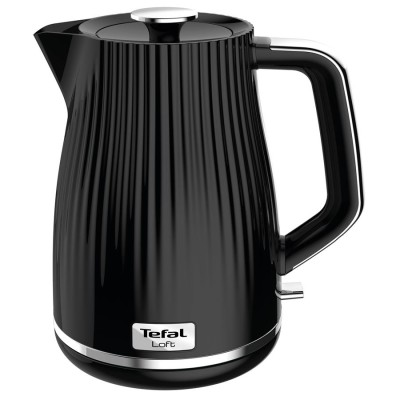 Електрочайник Tefal Loft 1.7л, Strix, пластик, чорний (KO250830) Електрочайник Tefal Loft 1.7л, Strix, пластик, чорний (KO250830)