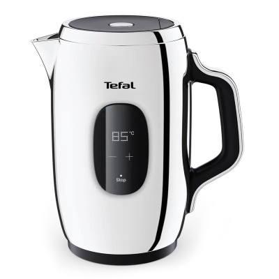 Електрочайник Tefal Majestuo 1.5л, з подвійними стінками, 9 темп.реж, підтримка температури, сенc. управління, нержавіюча сталь