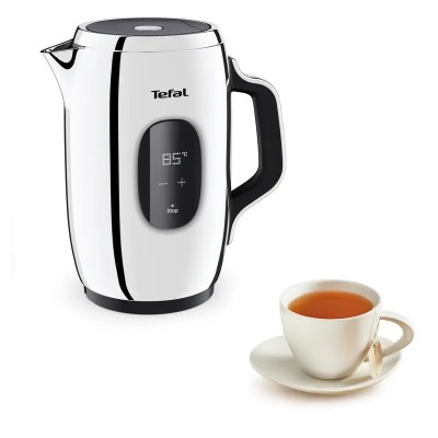 Електрочайник Tefal Majestuo 1.5л, з подвійними стінками, 9 темп.реж, підтримка температури, сенc. управління, нержавіюча сталь Електрочайник Tefal Majestuo 1.5л, з подвійними стінками, 9 темп.реж, підтримка температури, сенc. управління, нержавіюча сталь