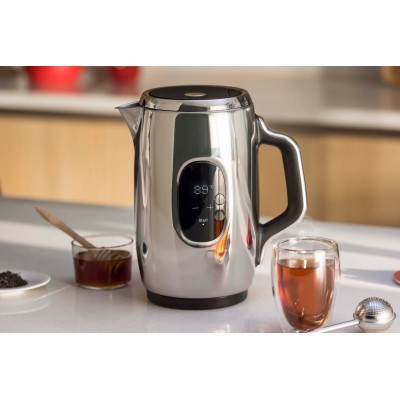 Електрочайник Tefal Majestuo 1.5л, з подвійними стінками, 9 темп.реж, підтримка температури, сенc. управління, нержавіюча сталь Електрочайник Tefal Majestuo 1.5л, з подвійними стінками, 9 темп.реж, підтримка температури, сенc. управління, нержавіюча сталь
