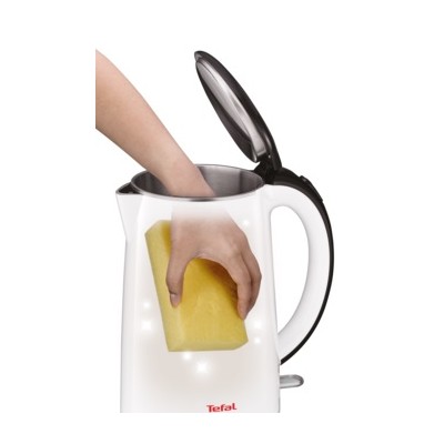 Електрочайник Tefal Safe to touch 1.7л, Strix, пластик, білий глянець (KO260130)