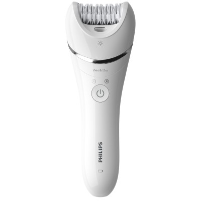 Епілятор Philips 8000 series дисковий, акумуляторний , пінцет.-32, волог.+сух., насадок-4, з підсвіткою, білий (BRE710/00) Епілятор Philips 8000 series дисковий, акумуляторний , пінцет.-32, волог.+сух., насадок-4, з підсвіткою, білий (BRE710/00)