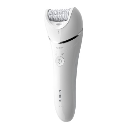 Епілятор Philips 8000 series дисковий, акумуляторний , пінцет.-32, волог.+сух., насадок-4, з підсвіткою, білий (BRE710/00) Епілятор Philips 8000 series дисковий, акумуляторний , пінцет.-32, волог.+сух., насадок-4, з підсвіткою, білий (BRE710/00)