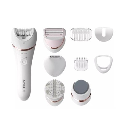 Епілятор Philips 8000 series дисковий, акумуляторний , пінцет.-32, волог.+сух., насадок-8, з підсвіткою, білий (BRE740/10) Епілятор Philips 8000 series дисковий, акумуляторний , пінцет.-32, волог.+сух., насадок-8, з підсвіткою, білий (BRE740/10)
