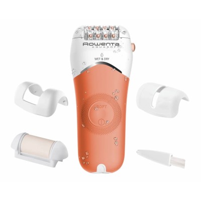 Епілятор Rowenta Aquasoft Wet&Dry пінцетний, акумуляторний , пінцет.-24, волог.+сух., насадок-3, кораловий (EP4920F0) Епілятор Rowenta Aquasoft Wet&Dry пінцетний, акумуляторний , пінцет.-24, волог.+сух., насадок-3, кораловий (EP4920F0)