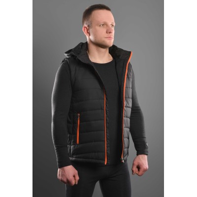 Жилет з підігрівом 2E Heat Power Plus Black з капюшоном, розмір L Жилет з підігрівом 2E Heat Power Plus Black з капюшоном, розмір L