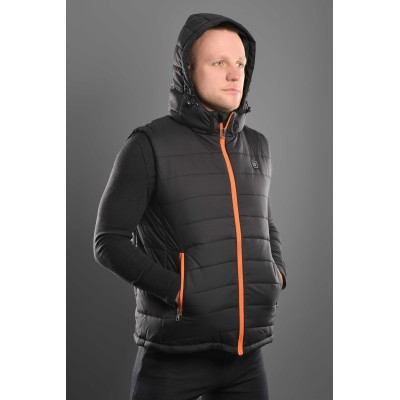Жилет з підігрівом 2E Heat Power Plus Black з капюшоном, розмір XXL Жилет з підігрівом 2E Heat Power Plus Black з капюшоном, розмір XXL
