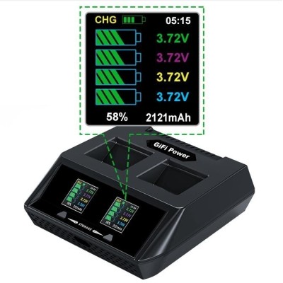 Зарядний пристрій GiFi Power для акумулятора YUNEEC H520E, H3, Fast Balance Charger 2-в-1 (H3CHG) Зарядний пристрій GiFi Power для акумулятора YUNEEC H520E, H3, Fast Balance Charger 2-в-1 (H3CHG)