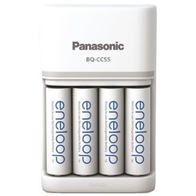 Зарядний пристрій Smart-Quick Charger + Акумулятор Eneloop NI-MH AA 2000 мАг, 4 шт. (K-KJ55MCD40E) Зарядний пристрій Smart-Quick Charger + Акумулятор Eneloop NI-MH AA 2000 мАг, 4 шт. (K-KJ55MCD40E)