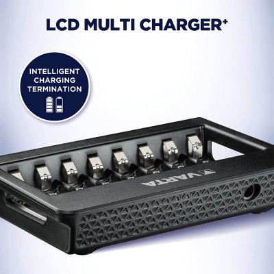Зарядний пристрій Varta LCD Multi Charger PLUS АА/АААх8 (57681101401) Зарядний пристрій Varta LCD Multi Charger PLUS АА/АААх8 (57681101401)