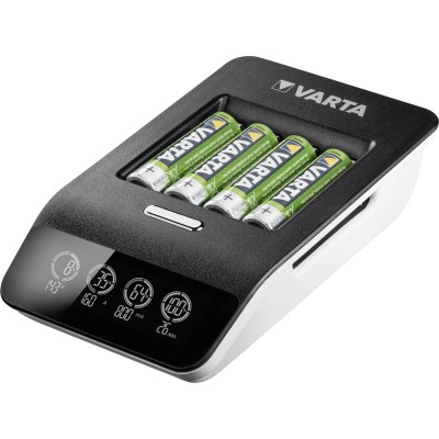Зарядний пристрій Varta LCD Ultra Fast Plus Charger 4хNI MH AA2100 мА•год (57685101441) Зарядний пристрій Varta LCD Ultra Fast Plus Charger 4хNI MH AA2100 мА•год (57685101441)
