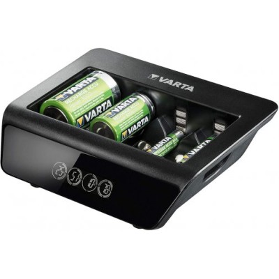 Зарядний пристрій Varta LCD Universal Charger Plus 4хAA/AAA/C/D, 1х9В (57688101401) Зарядний пристрій Varta LCD Universal Charger Plus 4хAA/AAA/C/D, 1х9В (57688101401)