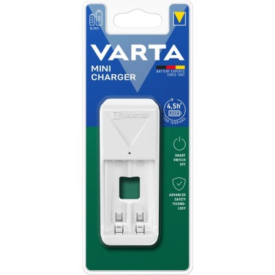 Зарядний пристрій Varta Mini Charger АА/АААх2 (57656101401) Зарядний пристрій Varta Mini Charger АА/АААх2 (57656101401)