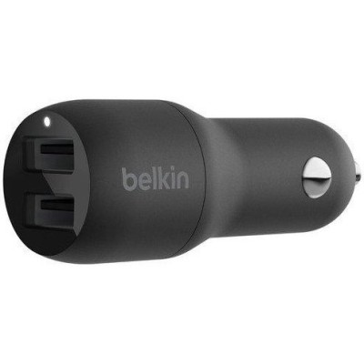Зарядний пристрій автомобільний Belkin 24Вт 2хUSB-A, кабель USB-A > MicroUSB, 1м, чорний (CCE002BT1MBK) Зарядний пристрій автомобільний Belkin 24Вт 2хUSB-A, кабель USB-A > MicroUSB, 1м, чорний (CCE002BT1MBK)