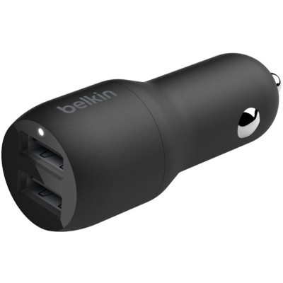 Зарядний пристрій автомобільний Belkin 24Вт 2хUSB-A, кабель USB-A > MicroUSB, 1м, чорний (CCE002BT1MBK) Зарядний пристрій автомобільний Belkin 24Вт 2хUSB-A, кабель USB-A > MicroUSB, 1м, чорний (CCE002BT1MBK)