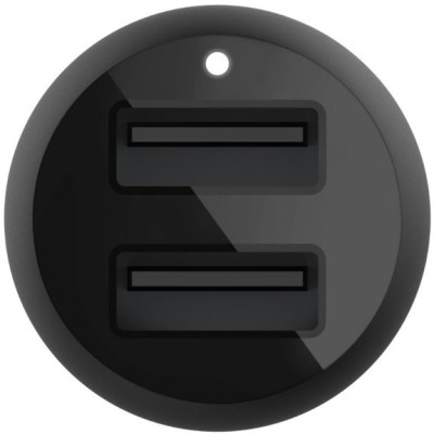 Зарядний пристрій автомобільний Belkin 24Вт 2хUSB-A, кабель USB-A > MicroUSB, 1м, чорний (CCE002BT1MBK) Зарядний пристрій автомобільний Belkin 24Вт 2хUSB-A, кабель USB-A > MicroUSB, 1м, чорний (CCE002BT1MBK)