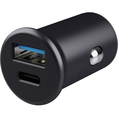 Зарядний пристрій автомобільний Trust 38Вт USB-A/USB-C PD, QC, чорний Зарядний пристрій автомобільний Trust 38Вт USB-A/USB-C PD, QC, чорний