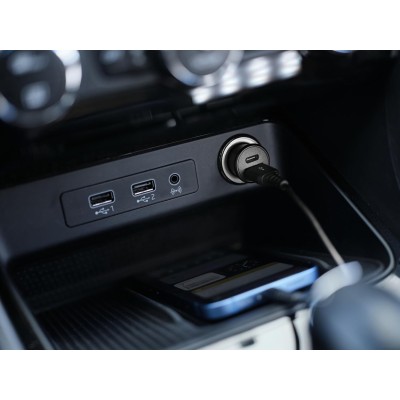 Зарядний пристрій автомобільний Trust 38Вт USB-A/USB-C PD, QC, чорний Зарядний пристрій автомобільний Trust 38Вт USB-A/USB-C PD, QC, чорний