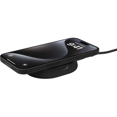 Зарядний пристрій бездротовий Belkin 15Вт Magnetic Stand Qi2, адаптер 20Вт USB-C, чорний (WIA008VFBK) Зарядний пристрій бездротовий Belkin 15Вт Magnetic Stand Qi2, адаптер 20Вт USB-C, чорний (WIA008VFBK)