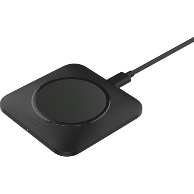 Зарядний пристрій бездротовий Belkin 15Вт Pad Easy Align, чорний (WIA007VFBK) Зарядний пристрій бездротовий Belkin 15Вт Pad Easy Align, чорний (WIA007VFBK)