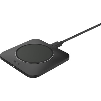 Зарядний пристрій бездротовий Belkin 15Вт Pad Easy Align, чорний (WIA007VFBK) Зарядний пристрій бездротовий Belkin 15Вт Pad Easy Align, чорний (WIA007VFBK)