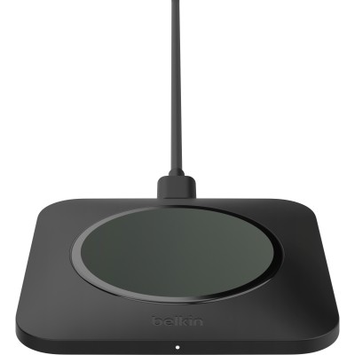 Зарядний пристрій бездротовий Belkin 15Вт Pad Easy Align, чорний (WIA007VFBK) Зарядний пристрій бездротовий Belkin 15Вт Pad Easy Align, чорний (WIA007VFBK)