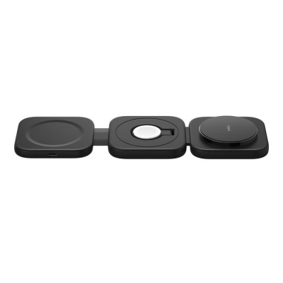 Зарядний пристрій бездротовий Belkin 3в1 Travel Pad Wireless Qi2 15Вт, чорний (WIZ024HQBK) Зарядний пристрій бездротовий Belkin 3в1 Travel Pad Wireless Qi2 15Вт, чорний (WIZ024HQBK)