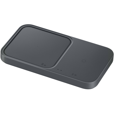 Зарядний пристрій бездротовий Samsung Duo 15Вт з блоком живлення, сірий темний (EP-P5400TBEGEU) Зарядний пристрій бездротовий Samsung Duo 15Вт з блоком живлення, сірий темний (EP-P5400TBEGEU)