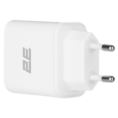 Зарядний пристрій мережевий 2E 20Вт USB-C PD, білий (2E-WC1USBC20W-W) Зарядний пристрій мережевий 2E 20Вт USB-C PD, білий (2E-WC1USBC20W-W)