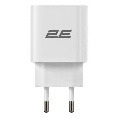 Зарядний пристрій мережевий 2E 30Вт USB-C PD, білий (2E-WC1USBC30W-W) Зарядний пристрій мережевий 2E 30Вт USB-C PD, білий (2E-WC1USBC30W-W)