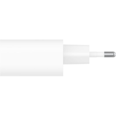 Зарядний пристрій мережевий Belkin 25Вт USB-С PD PPS, кабель USB-С > Lightning, 1м, PVC, білий (WCA004VF1MWH-B5) Зарядний пристрій мережевий Belkin 25Вт USB-С PD PPS, кабель USB-С > Lightning, 1м, PVC, білий (WCA004VF1MWH-B5)