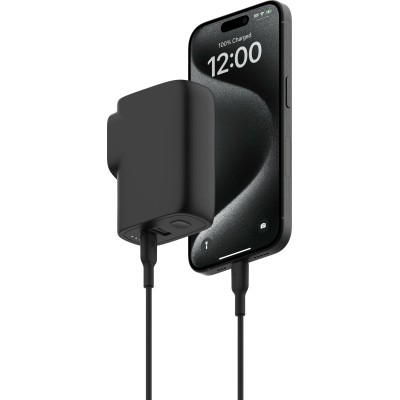 Зарядний пристрій мережевий Belkin 25Вт USB-С PD, PowerBank 5000мА·год, кабель USB-C > USB-C, 1м, чорний (BPZ003BT1MBK-B6) Зарядний пристрій мережевий Belkin 25Вт USB-С PD, PowerBank 5000мА·год, кабель USB-C > USB-C, 1м, чорний (BPZ003BT1MBK-B6)