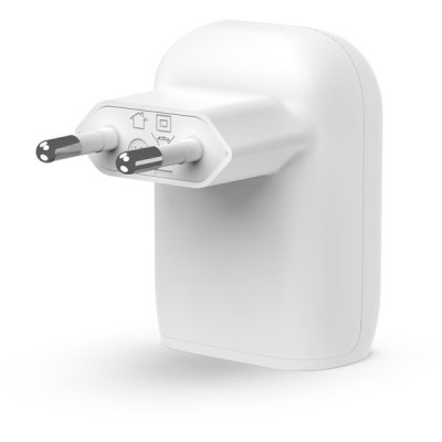 Зарядний пристрій мережевий Belkin 30Вт USB-С GAN PD PPS, білий (WCA005VFWH) Зарядний пристрій мережевий Belkin 30Вт USB-С GAN PD PPS, білий (WCA005VFWH)