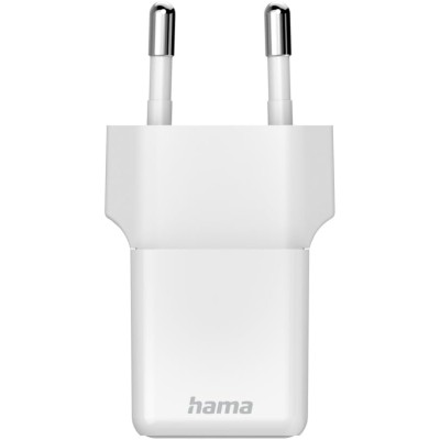 Зарядний пристрій мережевий Hama 25Вт USB-С, PD, білий Зарядний пристрій мережевий Hama 25Вт USB-С, PD, білий