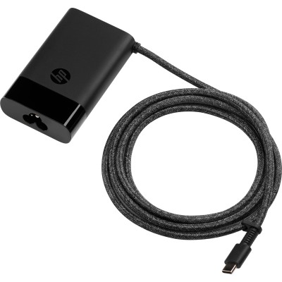Зарядний пристрій мережевий HP 65W USB-C, кабель USB-C, 1м, чорний Зарядний пристрій мережевий HP 65W USB-C, кабель USB-C, 1м, чорний