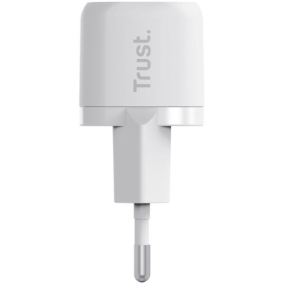Зарядний пристрій мережевий Trust Maxo 20Вт, USB-C PD, білий (25205_TRUST) Зарядний пристрій мережевий Trust Maxo 20Вт, USB-C PD, білий (25205_TRUST)