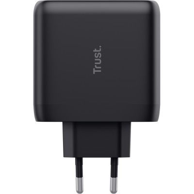 Зарядний пристрій мережевий Trust Maxo 65Вт, 2xUSB-C PD, чорний (25380_TRUST) Зарядний пристрій мережевий Trust Maxo 65Вт, 2xUSB-C PD, чорний (25380_TRUST)