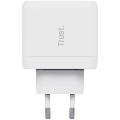 Зарядний пристрій мережевий Trust Maxo 65Вт, USB-C PD, білий (25139_TRUST) Зарядний пристрій мережевий Trust Maxo 65Вт, USB-C PD, білий (25139_TRUST)