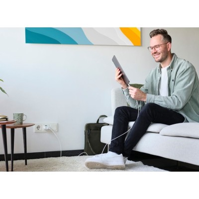 Зарядний пристрій мережевий Trust Maxo 65Вт, USB-C PD, білий (25139_TRUST) Зарядний пристрій мережевий Trust Maxo 65Вт, USB-C PD, білий (25139_TRUST)
