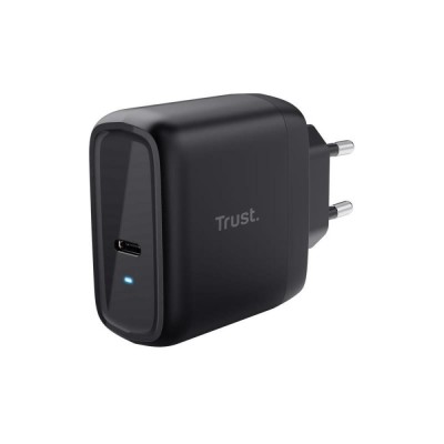 Зарядний пристрій мережевий Trust Maxo 65Вт, USB-C PD, чорний (24817_TRUST) Зарядний пристрій мережевий Trust Maxo 65Вт, USB-C PD, чорний (24817_TRUST)