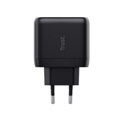 Зарядний пристрій мережевий Trust Maxo 65Вт, USB-C PD, чорний (24817_TRUST) Зарядний пристрій мережевий Trust Maxo 65Вт, USB-C PD, чорний (24817_TRUST)