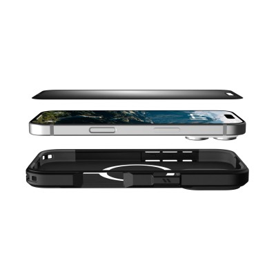 Захисна плівка анти-шпигун UAG для iPhone 16 Pro, Removable Privacy, Glass - Tint (14436811NA) Захисна плівка анти-шпигун UAG для iPhone 16 Pro, Removable Privacy, Glass - Tint (14436811NA)