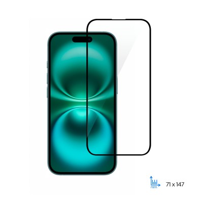Захисне скло 2E для Apple iPhone 16(6.1), 2.5D FCFG, (1 Pack), чорна рамка (2E-IP-16.-6.1-SMFCFG-BB) Захисне скло 2E для Apple iPhone 16(6.1), 2.5D FCFG, (1 Pack), чорна рамка (2E-IP-16.-6.1-SMFCFG-BB)