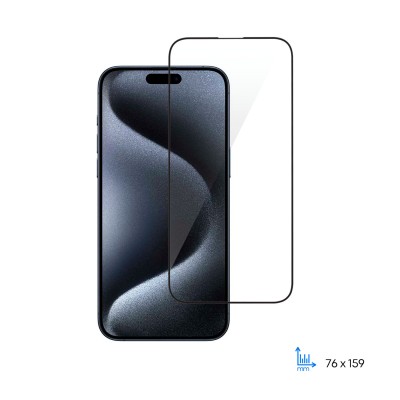 Захисне скло 2E для iPhone 15 Pro Max, 2.5D FCFG, (1 Pack), чорна рамка (2E-IP-15PM-6.7-SMFCFG-BB) Захисне скло 2E для iPhone 15 Pro Max, 2.5D FCFG, (1 Pack), чорна рамка (2E-IP-15PM-6.7-SMFCFG-BB)