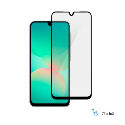 Захисне скло 2E для Samsung Galaxy A26 5G (A266) , 2.5D FCFG, (1 Pack), чорна рамка (2E-G-A26-SMFCFG-BB)