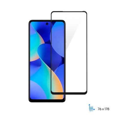 Захисне скло 2E для TECNO Spark 10 Pro (KI7), 2.5D FCFG, (1 Pack), чорна рамка Захисне скло 2E для TECNO Spark 10 Pro (KI7), 2.5D FCFG, (1 Pack), чорна рамка