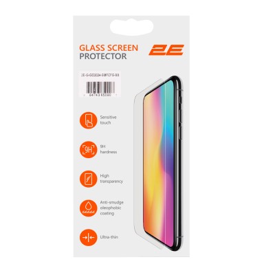 Захисне скло 2E для TECNO Spark Go 2024 (BG6), 2.5D FCFG, (1 Pack), чорна рамка Захисне скло 2E для TECNO Spark Go 2024 (BG6), 2.5D FCFG, (1 Pack), чорна рамка