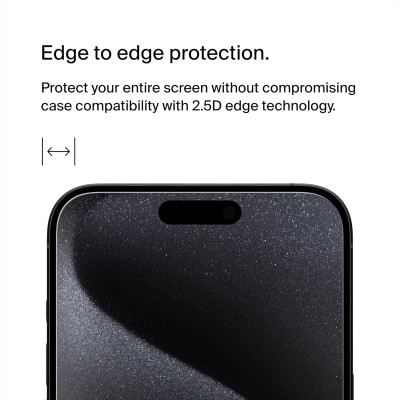 Захисне скло Belkin для iPhone 15 Pro Max TemperedGlass (1 Pack) Захисне скло Belkin для iPhone 15 Pro Max TemperedGlass (1 Pack)