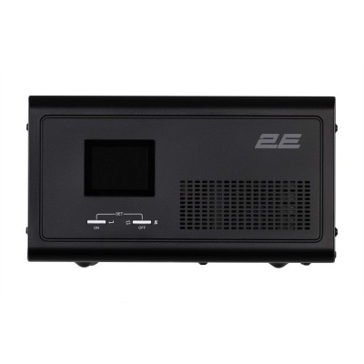 Інвертор 2E HI1000, 1000W, 12V - 230V, LCD, AVR, 2xSchuko + DC output (2E-HI1000) Інвертор 2E HI1000, 1000W, 12V - 230V, LCD, AVR, 2xSchuko + DC output (2E-HI1000)