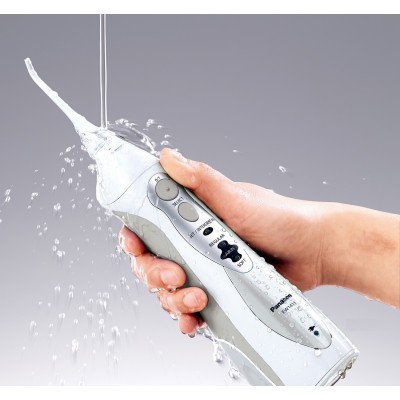 Іригатор Panasonic портативний, чаша 130 мл, аккум. в компл., сірий (EW1411H321) Іригатор Panasonic портативний, чаша 130 мл, аккум. в компл., сірий (EW1411H321)